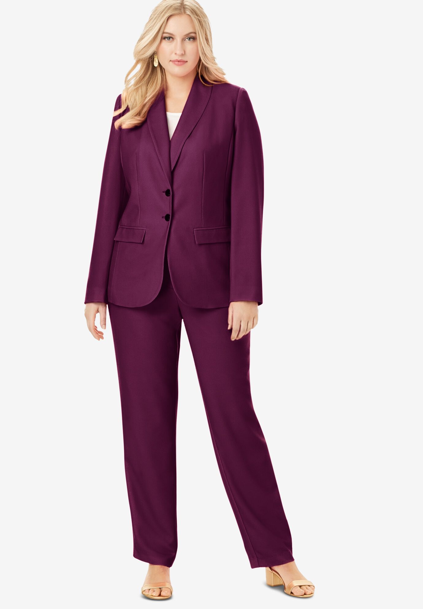 roamans dressy pant suits