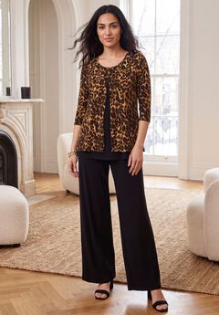 Crew Neck Double Layered Tunic