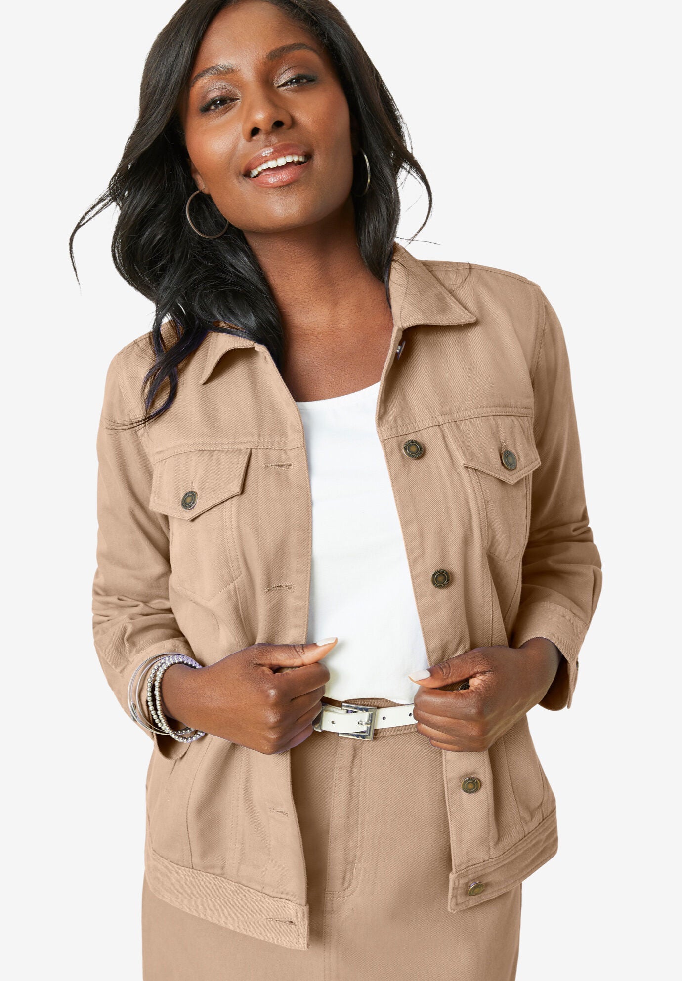 roamans denim jacket
