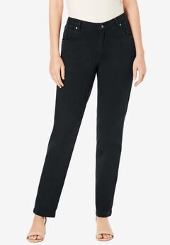 Classic Cotton Denim Straight-Leg Jean