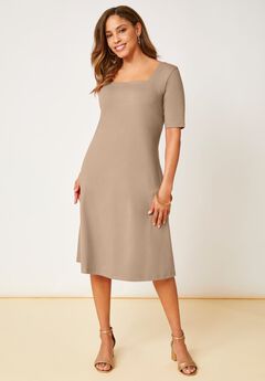 Plus Size Formal Midi Dresses