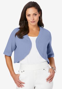 Curved Hem Shrug
