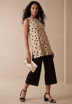 Stretch Knit Tunic Tank