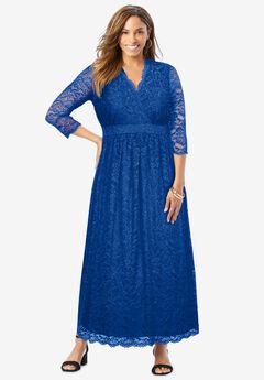Stretch Lace Maxi Dress