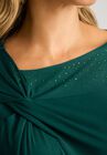 Twist-Front Trapeze Tunic, , alternate image number null