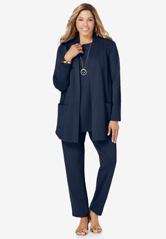 3 Piece Ponte Pant Set