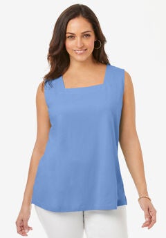 Cotton Knit Tank Tops