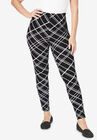 Everyday Legging, BLACK BIAS STRIPE, hi-res image number null