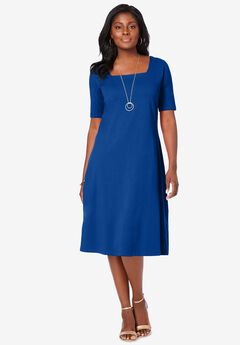 Plus Size Casual Midi Dresses