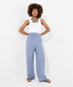 Double Layer Wide Leg Pants