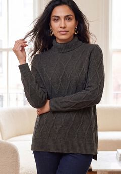 Plus Size Turtleneck Sweaters