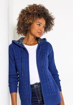 Cable Zip Hoodie