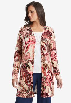 Everyday Stretch Knit Open Front Cardigan