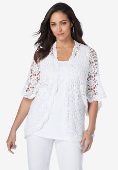 Plus Size White Cover Ups