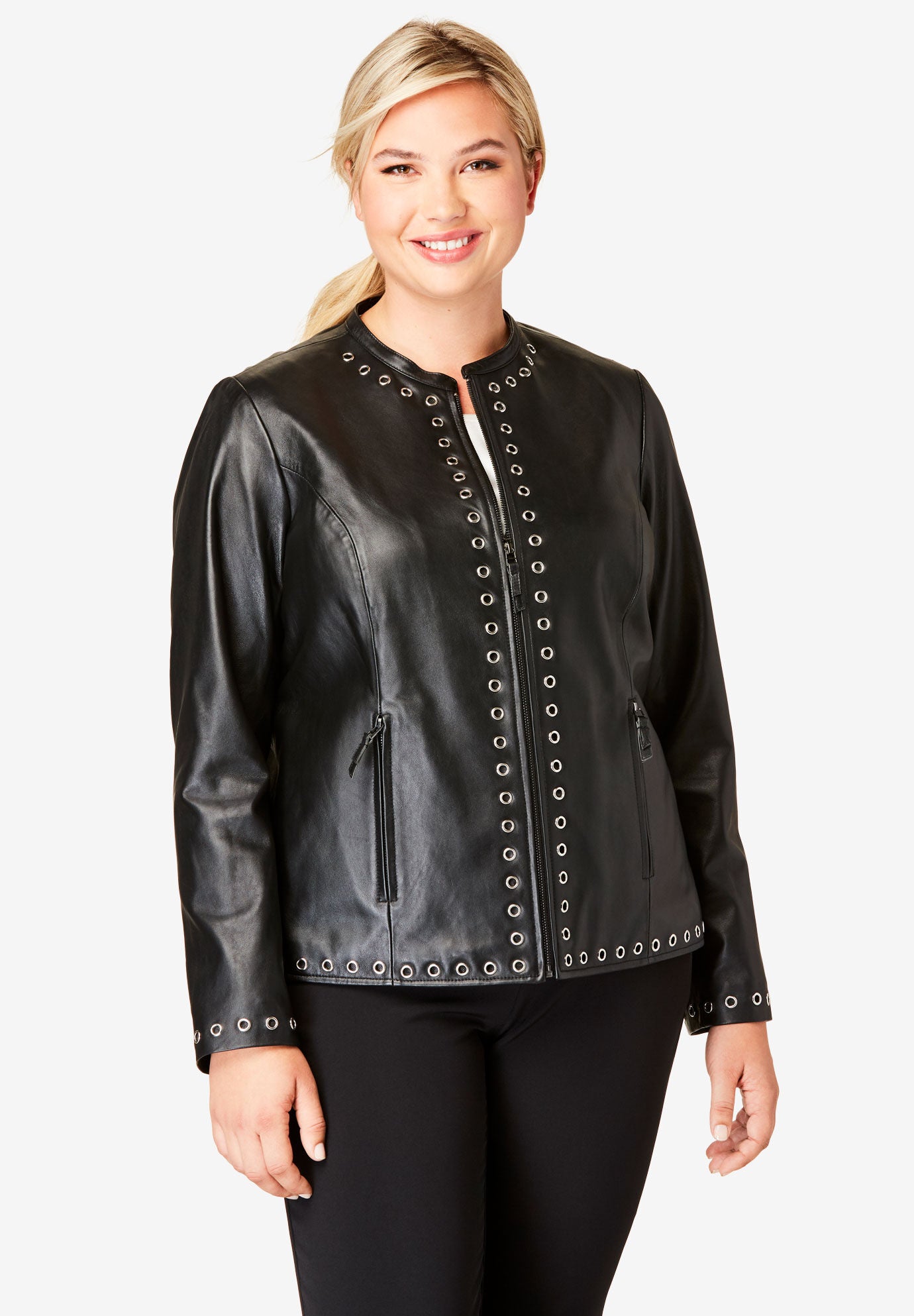 roamans leather coats