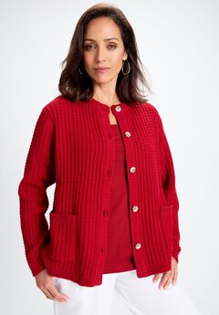 Boxy Stitch Cardigan