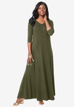 Plus Size Ankle Length Dresses