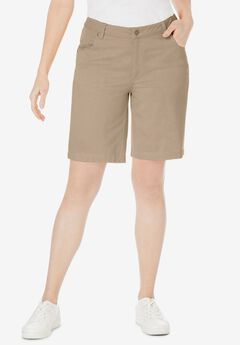 Plus Size Denim Shorts