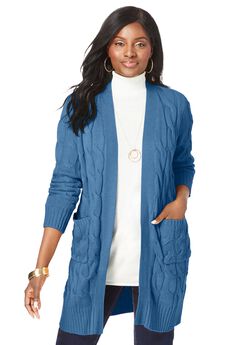 Cable Duster Sweater