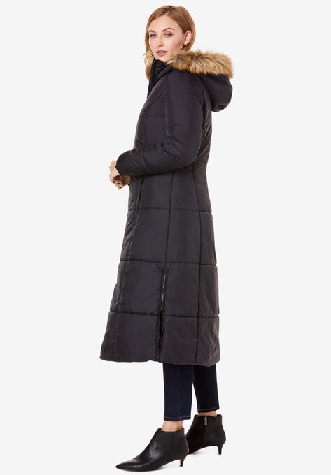 Long Puffer Coat, , alternate image number null