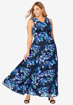Georgette Flyaway Maxi Dress