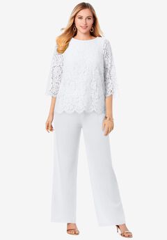 Popover Lace Jumpsuit