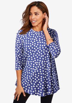 Stretch Knit Swing Tunic