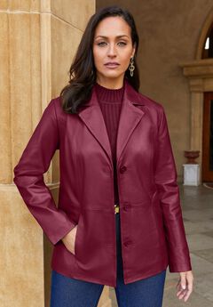 Leather Blazer