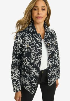 Plus Size Black Jacket