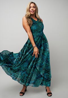 Georgette Flyaway Maxi Dress