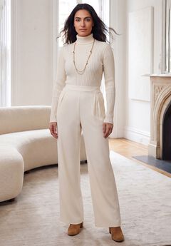 Ribbed Cotton Turtleneck Sweater