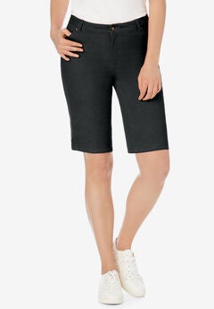 True Fit Stretch Denim Bermuda Short