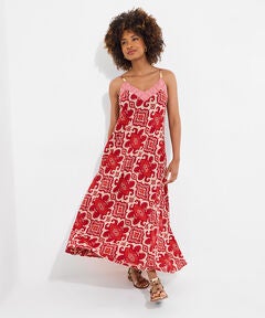 Sleeveless Bold Maxi Dress