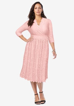 Stretch Lace A-Line Dress