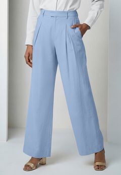 Linen Wide-Leg Trouser