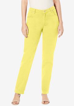 Classic Cotton Denim Straight-Leg Jean
