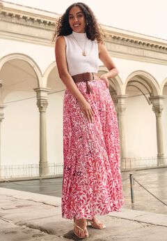 Plus Size Maxi Skirts for Valentine