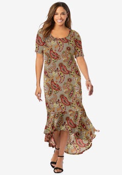 Plus Size Cocktail Maxi Dresses
