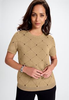Womens Plus Size Crewneck Sweaters