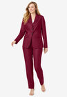Single-Breasted Pantsuit, RICH BURGUNDY, hi-res image number null