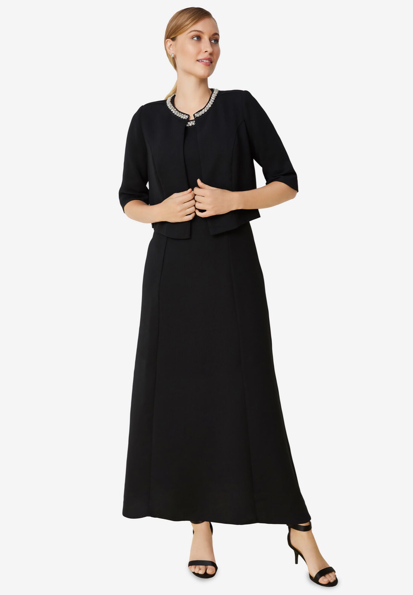 Beaded on sale jacket dress