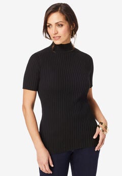 Plus Size Short Sleeve Sweaters