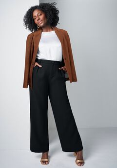 Bi-Stretch Wide Leg Pant