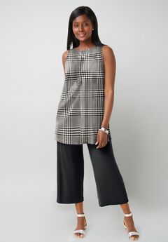 Stretch Knit Tunic Tank