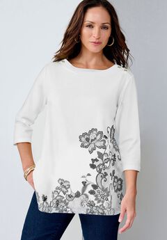 Plus Size Lightweight Spring Blouse