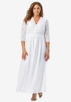 Stretch Lace Maxi Dress