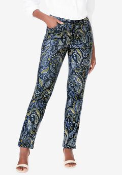 True Fit Stretch Denim Straight Leg Jean