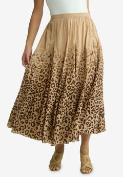 Flowing Crinkled Maxi Skirt