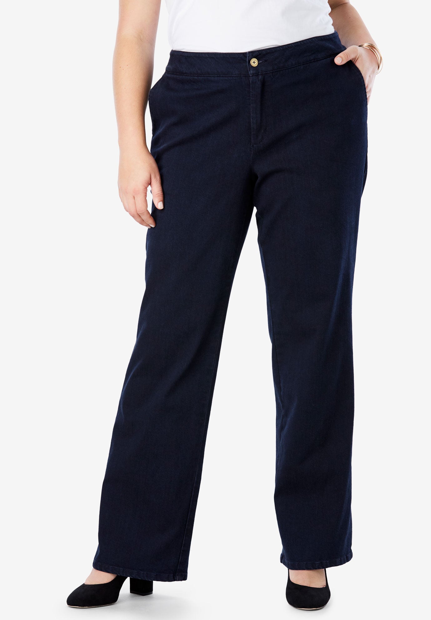 Refined Denim Trouser, INDIGO, hi-res image number 0