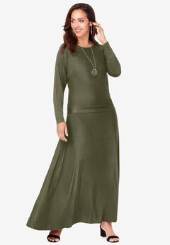 2-Piece Dolman Sleeve Skirt Set